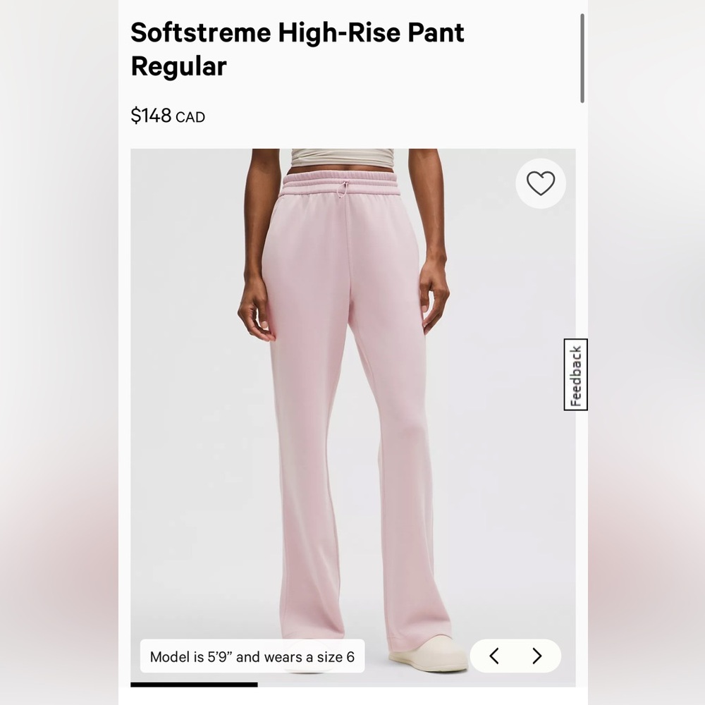 Lululemon Softstreme High-rise Pant Regular Length